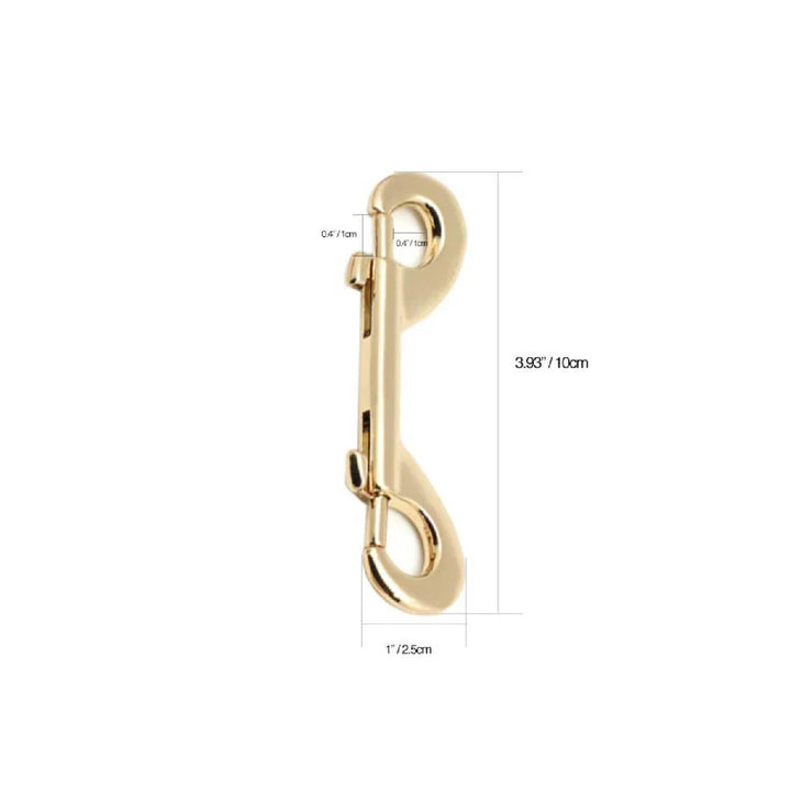 Karabińczyk Gold Double Ends Clips Liebe Seele