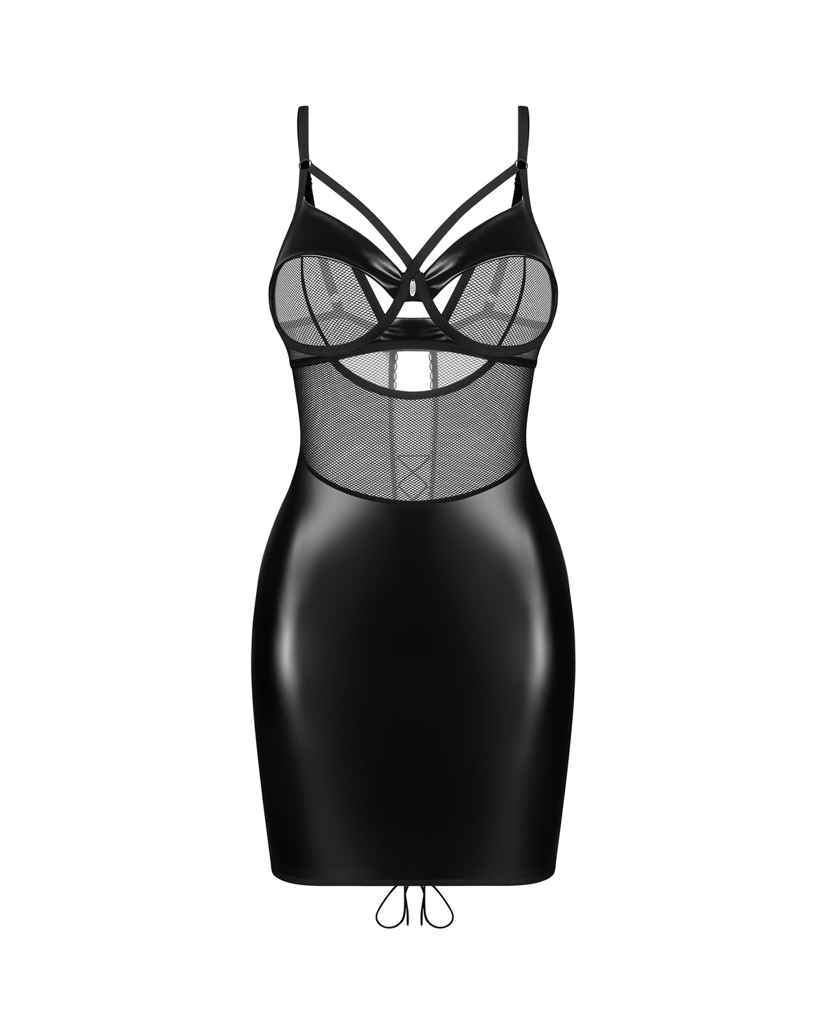 Dominna koszulka i stringi 2XL/3XL Obsessive — zdjęcie produktu od PLAYROOM