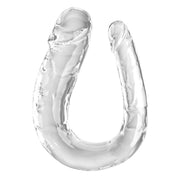 Podwójne dildo 44 cm Clear Large Double Trouble King Cock — zdjęcie produktu od PLAYROOM