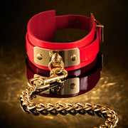 Obroża ze smyczą VEGAS High Gloss O-Ring Collar + Leash Kinky Diva — zdjęcie produktu od PLAYROOM