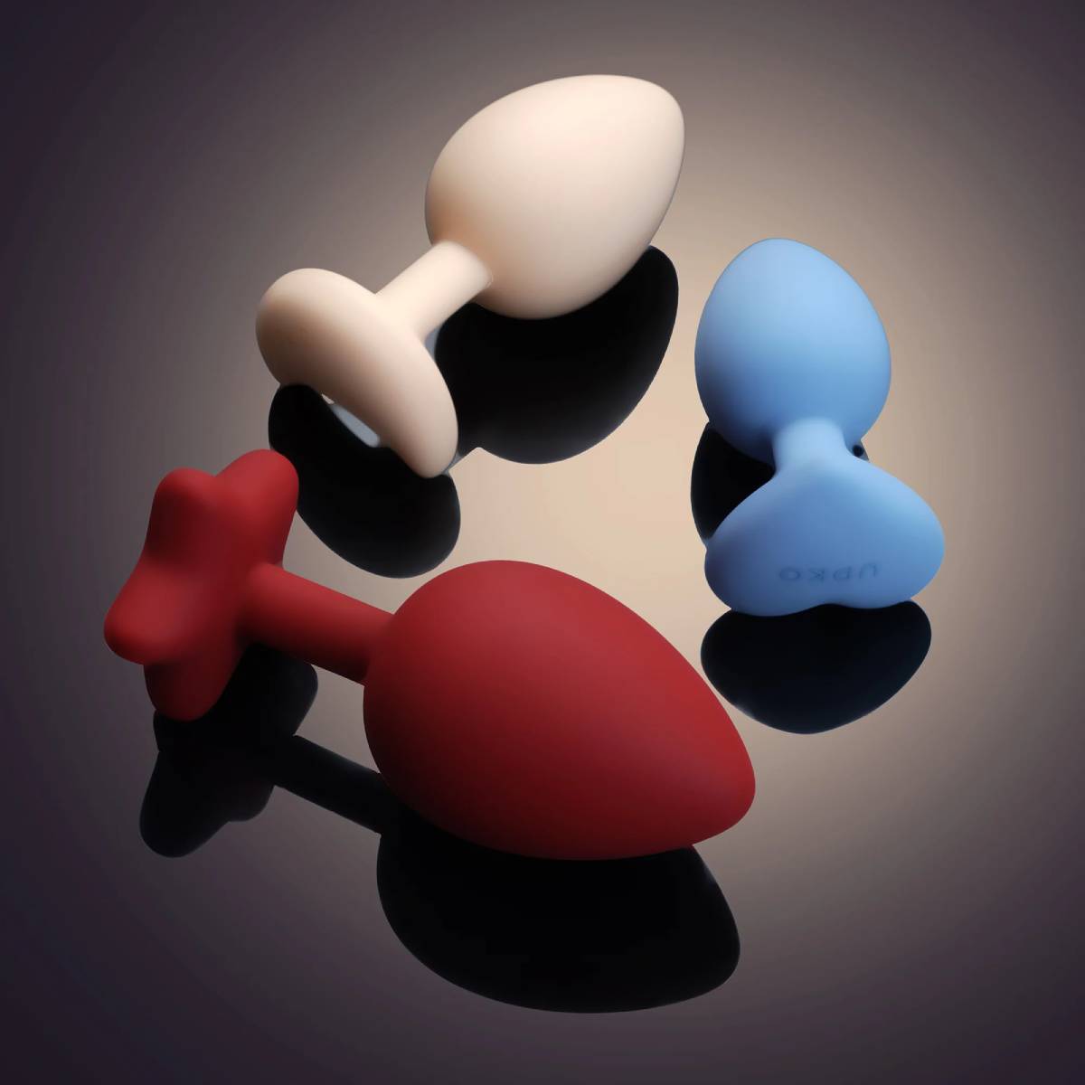 Zestaw treningowy korków analnych Playful Butt Plugs Set Upko — zdjęcie produktu PLAYROOM