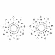 Biżuteryjne naklejki na sutki Mimi Silver Nipple Cover Bijoux Indiscrets — zdjęcie produktu od PLAYROOM