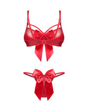 Komplet 2-częściowy Gifty Red L/XL Obsessive — zdjęcie produktu 2 od PLAYROOM