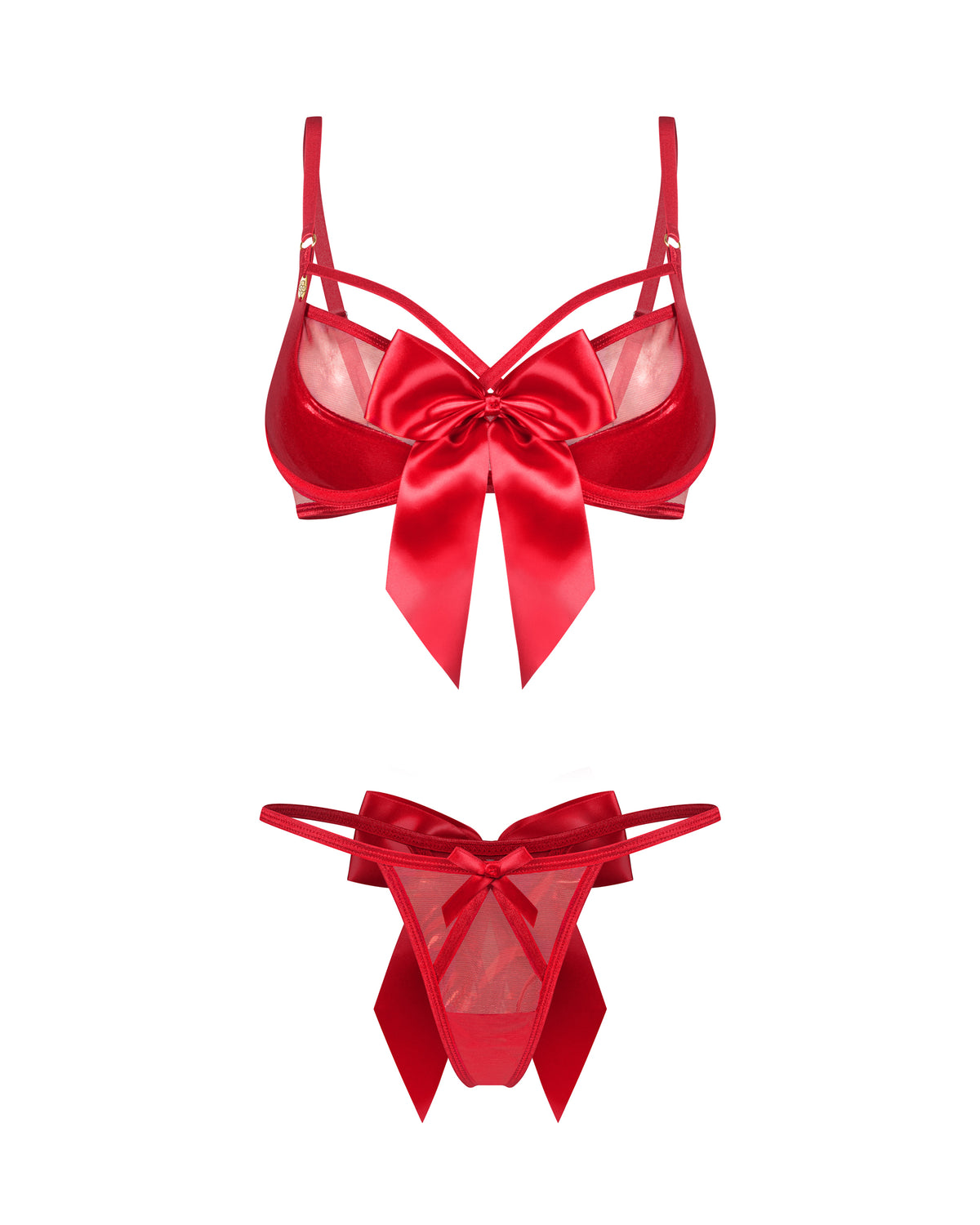 Komplet 2-częściowy Gifty Red L/XL Obsessive — zdjęcie produktu 1 od PLAYROOM