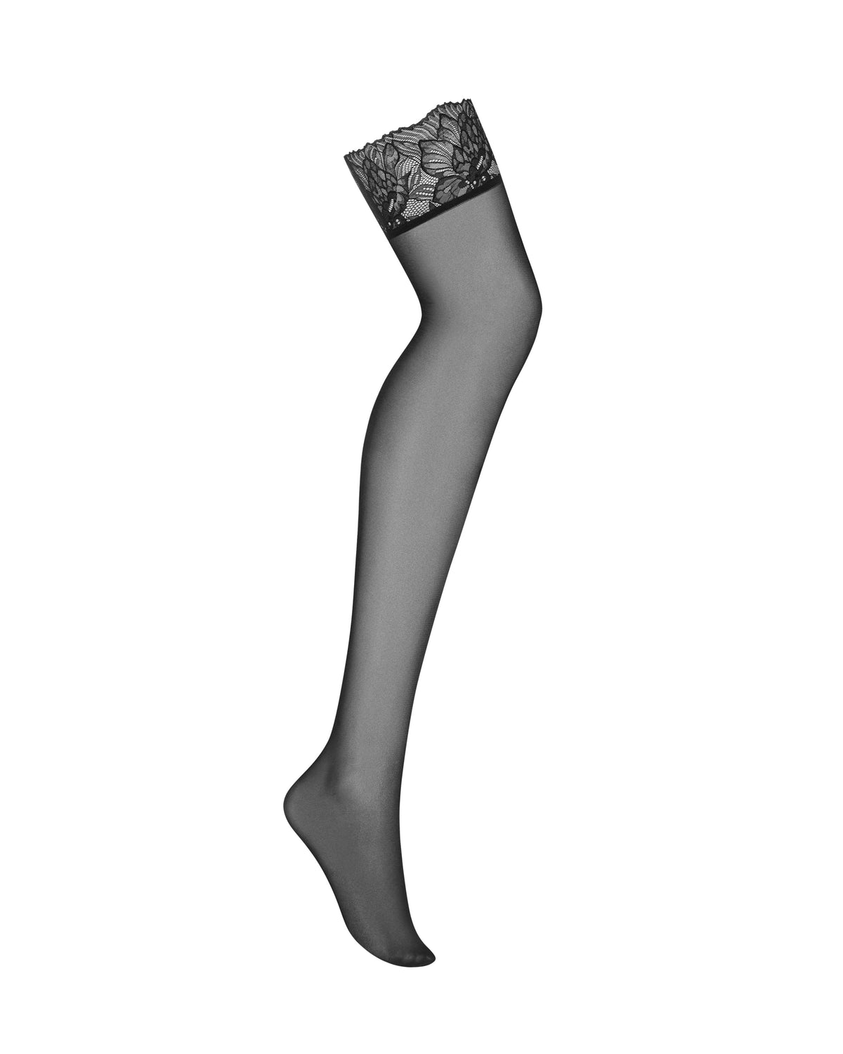 Pończochy samonośne Matildea Black S/M Obsessive — zdjęcie produktu 1 od PLAYROOM