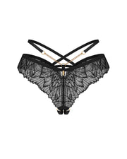 Stringi otwarte Matildea Black L/XL Obsessive — zdjęcie produktu od PLAYROOM