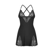 Sparkly Night babydoll i stringi S/M Obsessive — zdjęcie produktu 1 od PLAYROOM