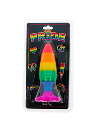 ToyJoy Pride Hunk Large — tęczowy korek silikonowy — 10551-X-RAINBOW — opakowanie lub drugi widok