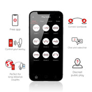 Oninder - Tokyo Vibrating Egg Pink 7.5 X 3.2 Cm Free App – fotografia 2