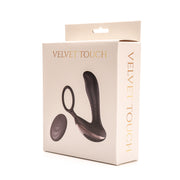 Velvet Touch masażer prostaty z pierścieniem zdalnie sterowany czarny – fotografia 1