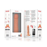 Oninder - Small Bogotá Vibrator Dildo 9 Speeds Natural 17.5 Cm -O- 4 Cm - Free App – fotografia 1