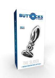 ToyJoy Buttocks Vibrating Metal Buttplug M – fotografia produktu wg LaGrana