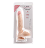 Simple Pleasure wibrator 7 trybów wibracji cyberskóra kolor cielisty 23 cm sterowany przewodowo – zdjęcie 1