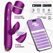 Sendel Vibe with Up and Down Internal Beads Ring and Pulsation with App – fotografia 2