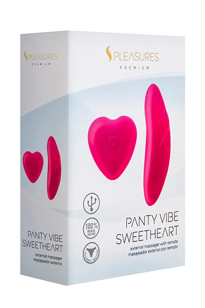 S Pleasures Sweetheart – wibrator do bielizny, różowy