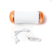 Velvet Touch masturbator z wibracją dwustronny wagina anus cyberskóra ładowany usb biały – zdjęcie 2