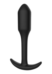 ToyJoy Smooth Plug — czarny korek silikonowy S–XL — Medium — 10,9 cm
