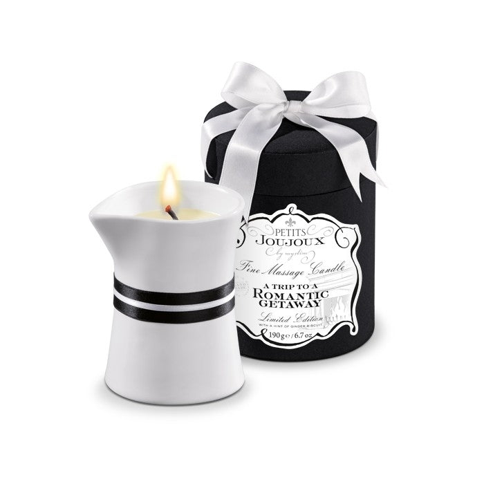 Petits Joujoux A Trip to a Romantic Getaway — świeca do masażu, 190 g