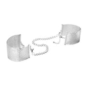 Kajdanki Desir Metallique Mesh Silver Handcuffs Bijoux Indiscrets — zdjęcie produktu 1 od PLAYROOM