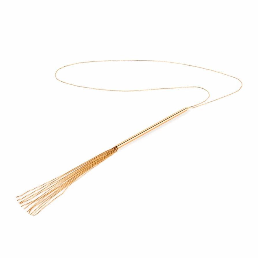 Naszyjnik Metallic Chain Whip & Necklace Gold Bijoux Indiscrets — zdjęcie produktu 1 od PLAYROOM