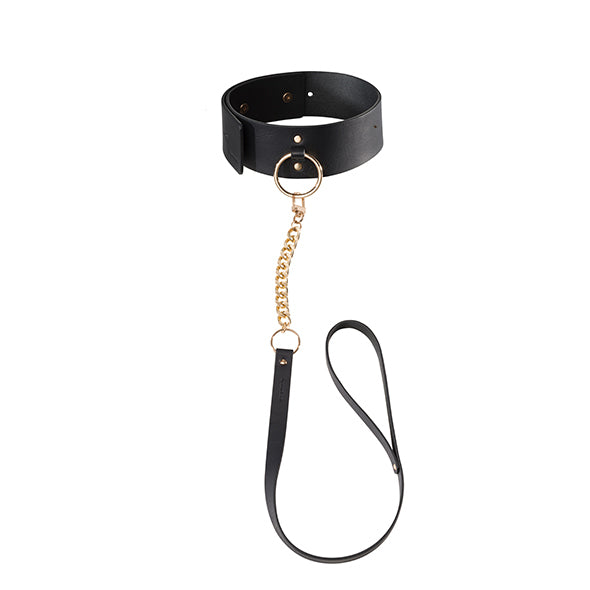 Obróżka ze smyczą Maze Wide Choker & Leash Bijoux Indiscrets — zdjęcie produktu 1 od PLAYROOM