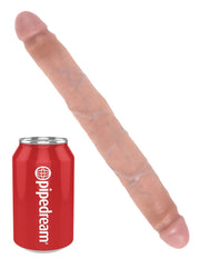 12' Slim Double Dildo Fleshpodwójne Dildo Cieliste 30Cm King Cock — zdjęcie produktu 3 od PLAYROOM