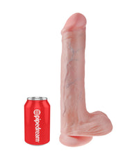 13' Cock With Balls Flesh Dildo Z Jądrami Cieliste 33Cm King Cock — zdjęcie produktu od PLAYROOM