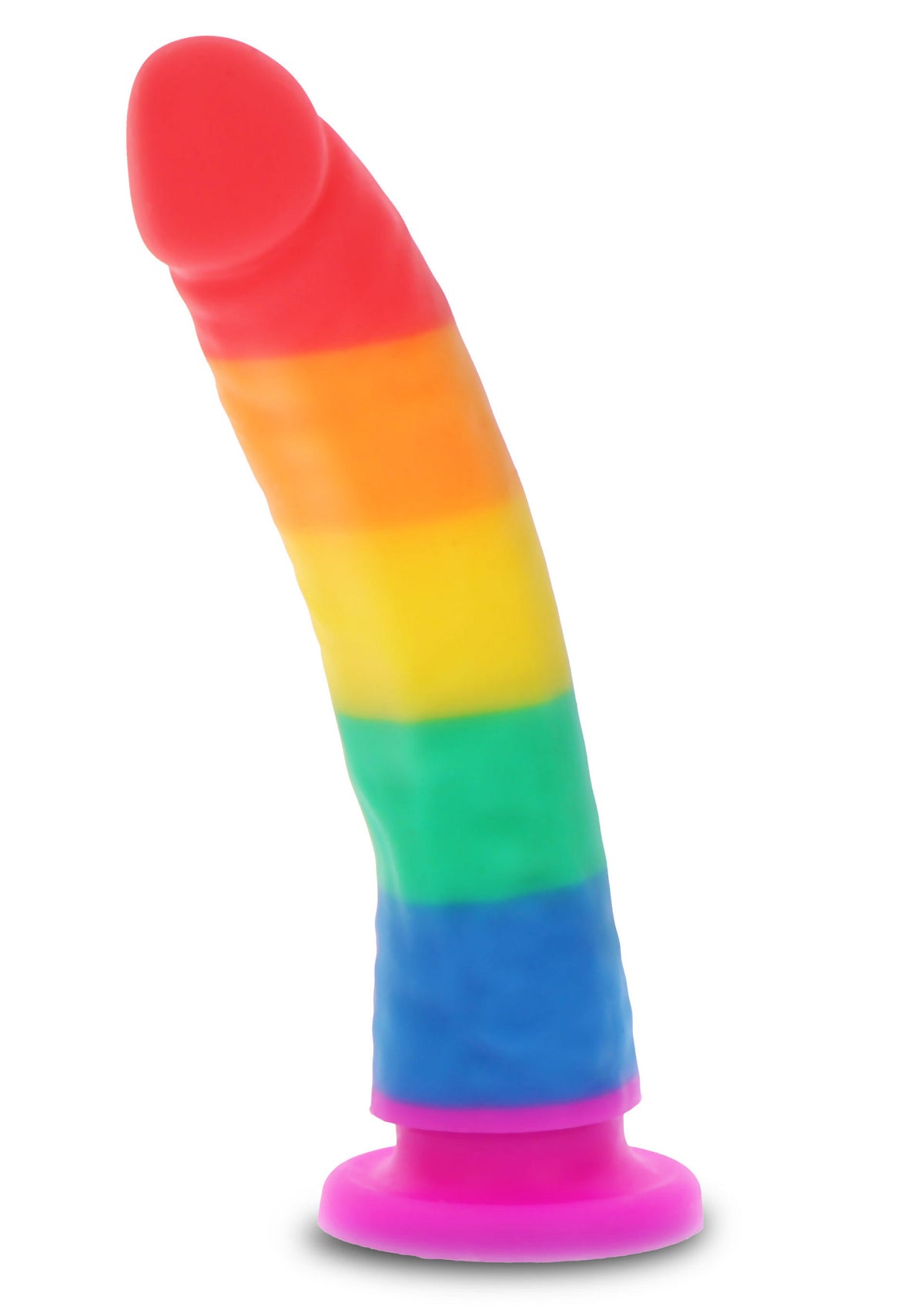ToyJoy Pride Unicorn Dancer 8″ — tęczowy silikon — 10559-X-RAINBOW