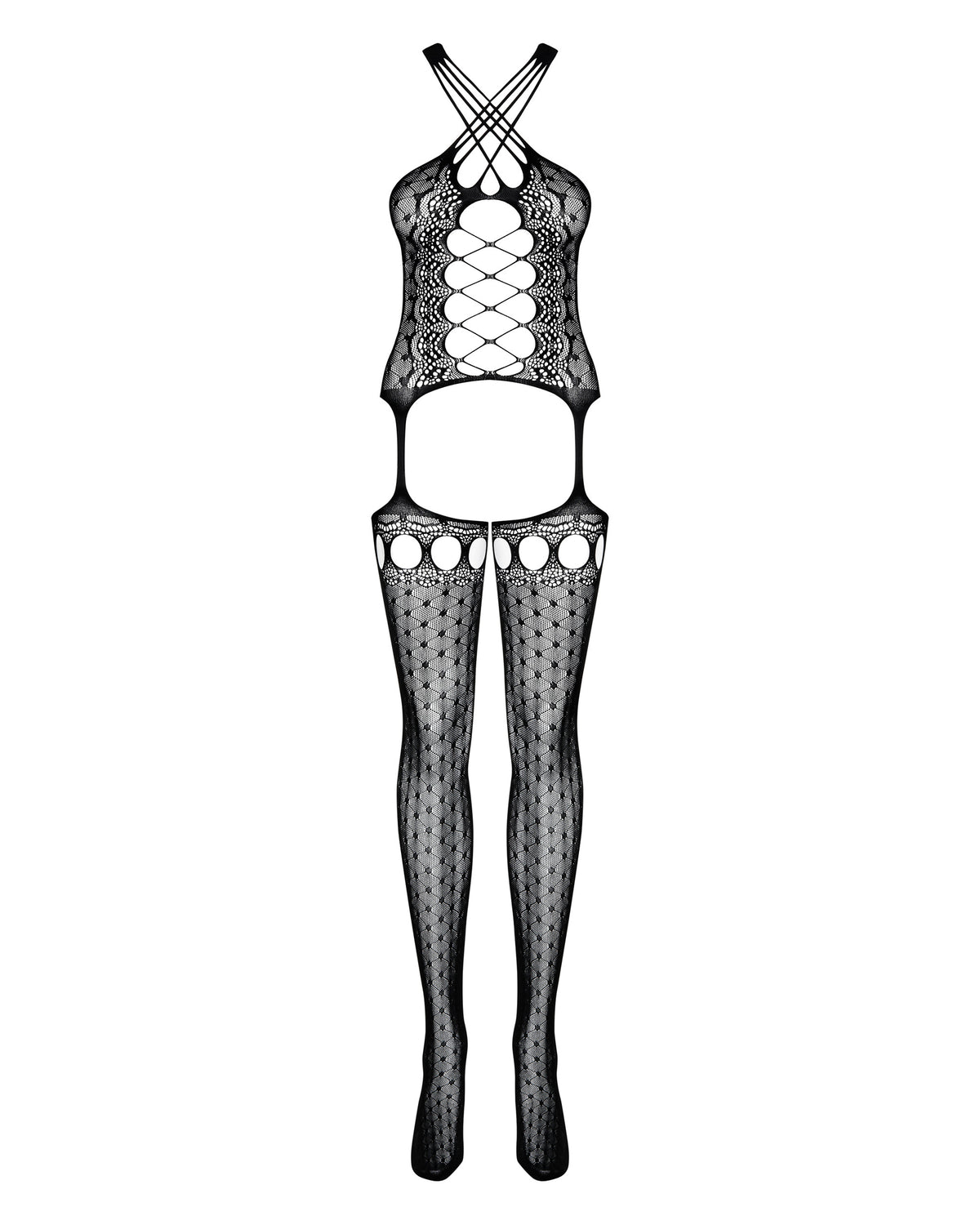 G313 Bodystocking Czarne S/M/L Obsessive — zdjęcie produktu od PLAYROOM