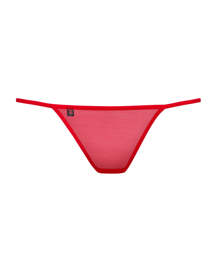Obsessive Luiza Red — stringi, L/XL