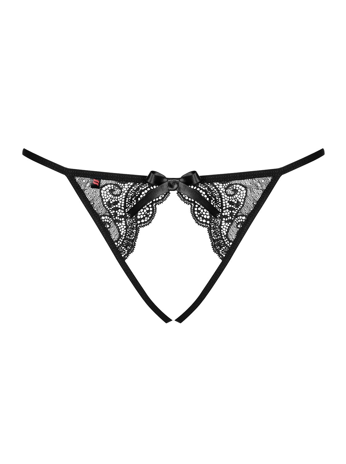 Miamor Figi Otwarte Czarne S/M Obsessive — zdjęcie produktu od PLAYROOM
