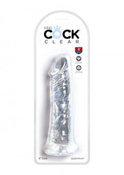 8 Inch Cock Transparant King Cock — zdjęcie produktu od PLAYROOM