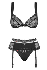 Komplet Bielizny Heartina L/Xl Obsessive — zdjęcie produktu od PLAYROOM