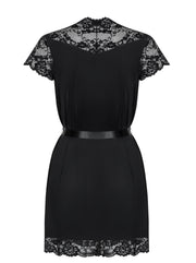 810-Pei-1 Szlafrok Czarny L/Xl Obsessive — zdjęcie produktu od PLAYROOM