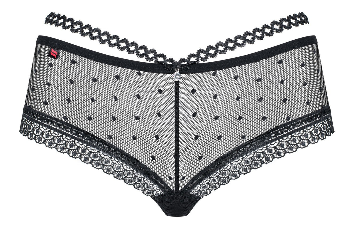 876-Sho-1 Szorty Czarne L/Xl Obsessive — zdjęcie produktu od PLAYROOM