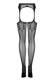 Garter Stockings S314 Czarne S/M/L Obsessive — zdjęcie produktu od PLAYROOM
