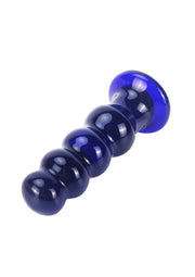 ToyJoy Buttocks Radiant Vibrating Glass Plug — niebieski — fotografia 3 z katalogu hurtowni