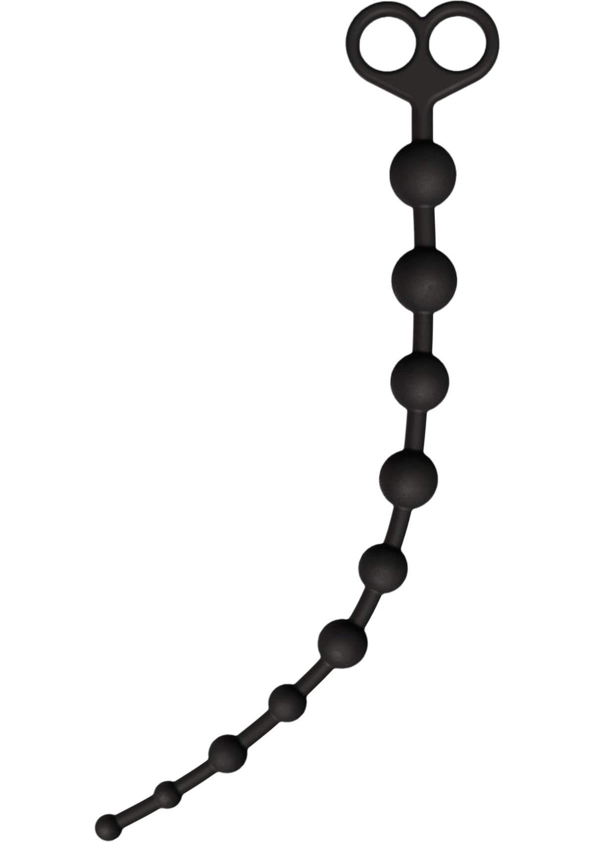 ToyJoy Flexible Anal Beads — koraliki silikonowe 34 cm — 10591-X-BLACK