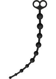 ToyJoy Flexible Anal Beads — koraliki silikonowe 34 cm — 10591-X-BLACK