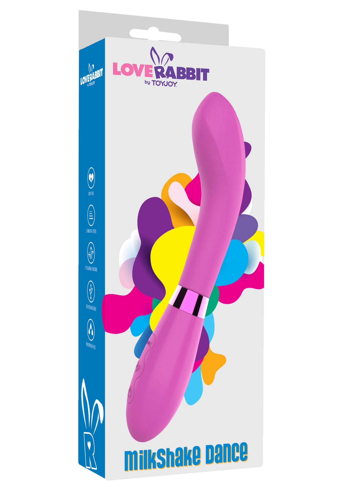ToyJoy Love Rabbit Milkshake Dance Vibrator — fioletowy – fotografia produktu wg LaGrana
