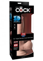 Plus 7,5' Triple Density Cock With Balls King Cock — zdjęcie produktu 3 od PLAYROOM