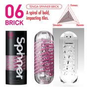 Masturbator Spinner 06 Brick Tenga — zdjęcie produktu od PLAYROOM