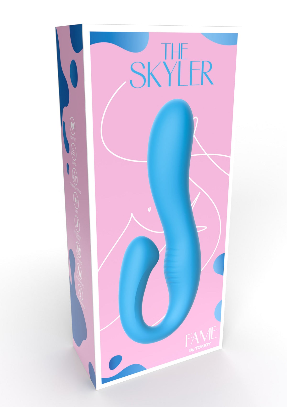 ToyJoy Fame The Skyler Rabbit Vibrator — niebieski – fotografia produktu wg LaGrana