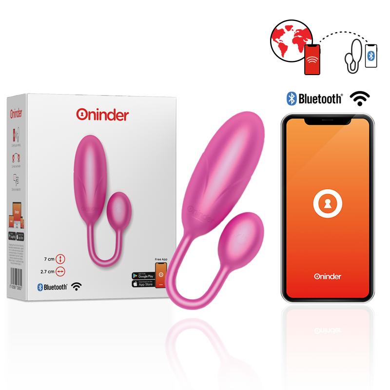 Oninder - Denver Vibrating Egg Pink 7 X 2.7 Cm Free App – fotografia 1