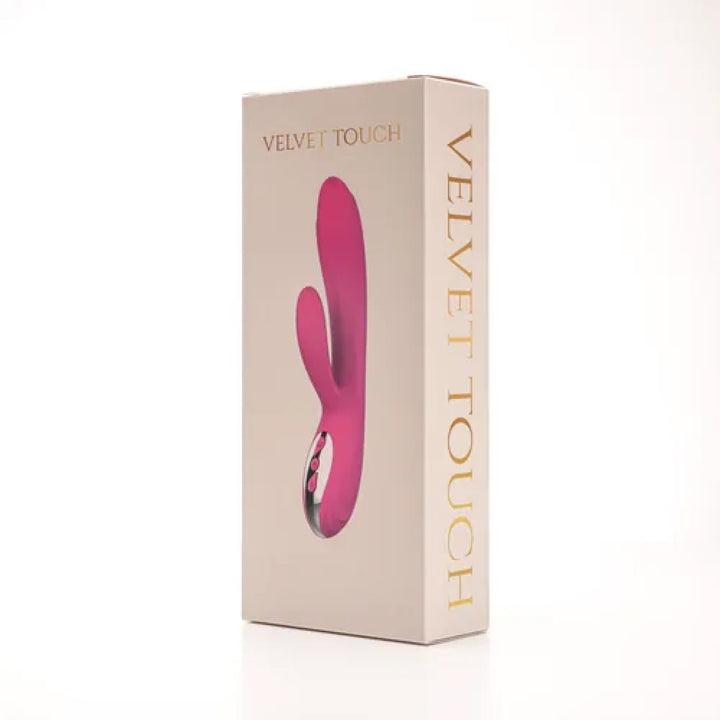 Velvet Touch – różowy króliczek 21,9 cm, 10 trybów
