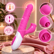 Velvet Touch wibrator silikonowy typ króliczek ładowany usb fioletowy – fotografia 2