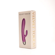 Velvet Touch wibrator silikonowy typ króliczek ładowany usb fioletowy – fotografia 1