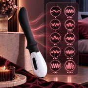 Velvet Touch wibrator silikonowy stymulacja punktu g ładowany usb czarny – fotografia 2