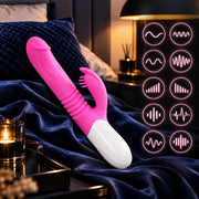 Velvet Touch wibrator silikonowy typ króliczek ładowany usb fioletowy – zdjęcie 1