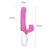 Velvet Touch wibrator silikonowy typ króliczek ładowany usb fioletowy – fotografia 1